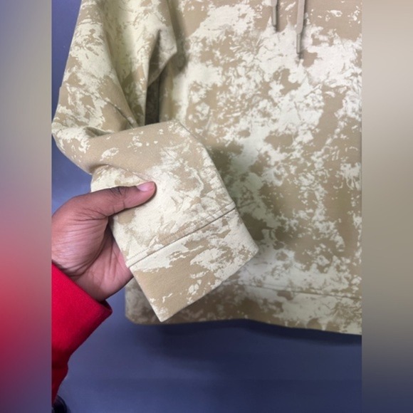 Lululemon City sweat Hoodie Pullover Tie Dye green Men's Size S - Picture 3 of 9